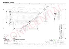 NHD-0216K1Z-NSA-FBW-L Datasheet Page 3