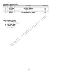 NHD-0216K1Z-NSPG-FBW-L Datasheet Page 2