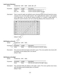 NHD-0216K3Z-FL-GBW-V3 Datasheet Page 12