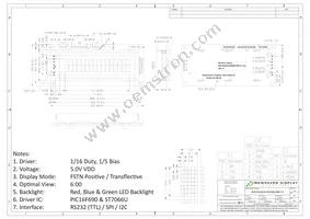 NHD-0216K3Z-FS(RGB)-FBW-V3 Datasheet Page 3