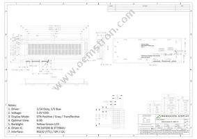 NHD-0216S3Z-FL-GBW-V3 Datasheet Page 3