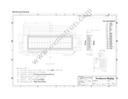 NHD-0216SZ-FSPG-GBW Datasheet Page 3