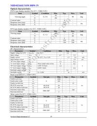 NHD-0216SZ-NSW-BBW-3V Datasheet Page 4