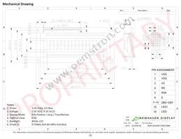 NHD-0216XZ-FSW-GBW Datasheet Page 3