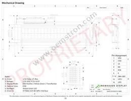 NHD-0220AZ-FL-YBW Datasheet Page 3