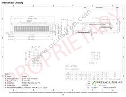 NHD-0220CW-AG3 Datasheet Page 3