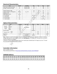 NHD-0220CW-AY3 Datasheet Page 6