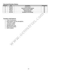 NHD-0220D3Z-FL-GBW-V3 Datasheet Page 2