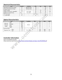 NHD-0220D3Z-FL-GBW-V3 Datasheet Page 5
