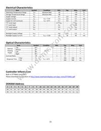 NHD-0220DZ-FSW-FBW Datasheet Page 5