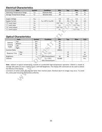 NHD-0220DZW-AB5 Datasheet Page 6