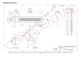 NHD-0220DZW-AG5 Datasheet Page 3