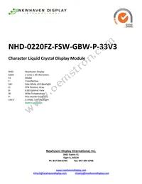 NHD-0220FZ-FSW-GBW-P-33V3 Cover