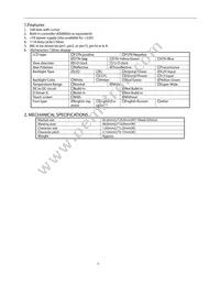 NHD-0220FZ-SYG-GBW Datasheet Page 3