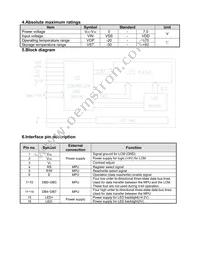 NHD-0220FZ-SYG-GBW Datasheet Page 5