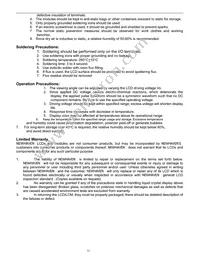 NHD-0220FZ-SYG-GBW Datasheet Page 21