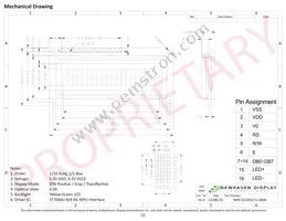 NHD-0220GZ-FL-GBW Datasheet Page 3