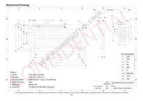 NHD-0220GZ-FSW-GBW-L Datasheet Page 3