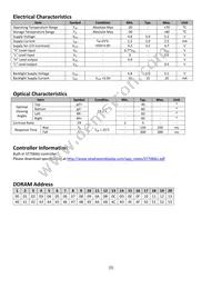 NHD-0220GZ-FSW-GBW-LE-E Datasheet Page 5