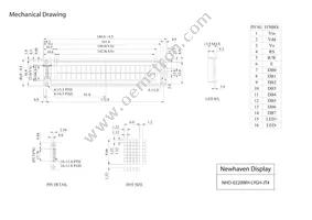 NHD-0220WH-LYGH-JT# Datasheet Page 3