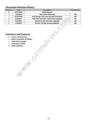 NHD-0220WH-MTFH-JT#E Datasheet Page 2