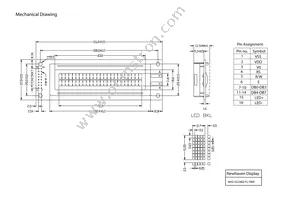 NHD-0224BZ-FL-YBW Datasheet Page 3