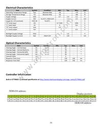 NHD-0224BZ-FL-YBW Datasheet Page 5