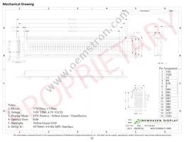 NHD-0240AZ-FL-YBW Datasheet Page 3