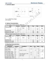 NHD-0416B1Z-FSPG-YBW-L-3V Datasheet Page 6