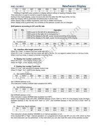 NHD-0416B1Z-FSPG-YBW-L-3V Datasheet Page 11