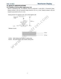 NHD-0416B1Z-FSPG-YBW-L-3V Datasheet Page 14