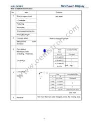 NHD-0416B1Z-FSPG-YBW-L-3V Datasheet Page 16