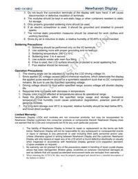 NHD-0416B1Z-FSPG-YBW-L-3V Datasheet Page 21