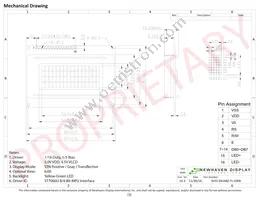 NHD-0416BZ-FL-GBW Datasheet Page 3