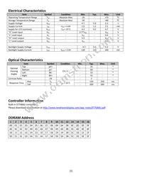 NHD-0416BZ-FL-YBW Datasheet Page 5