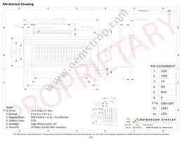 NHD-0420AZ-FL-GBW-33V3 Datasheet Page 3