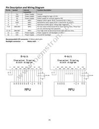 NHD-0420AZ-FL-GBW-3V Datasheet Page 4