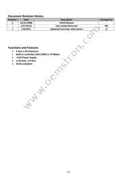 NHD-0420AZ-FL-YBW-3V Datasheet Page 2