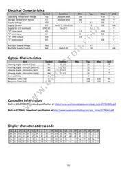NHD-0420AZ-FL-YBW-3V Datasheet Page 5