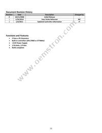 NHD-0420AZ-FSW-GBW-3V3 Datasheet Page 2