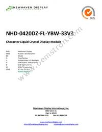 NHD-0420DZ-FL-YBW-33V3 Cover