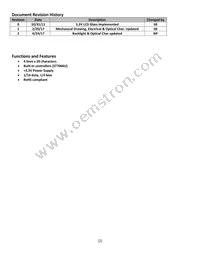 NHD-0420DZ-FL-YBW-33V3 Datasheet Page 2