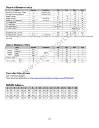 NHD-0420DZ-FL-YBW-33V3 Datasheet Page 5