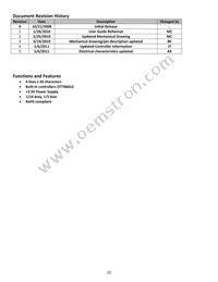 NHD-0420DZ-FL-YBW-3V3 Datasheet Page 2