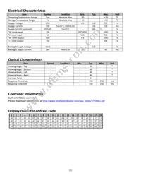 NHD-0420DZ-FSB-GBW Datasheet Page 5