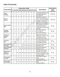 NHD-0420DZ-FSB-GBW Datasheet Page 6