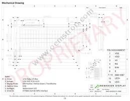 NHD-0420E2Z-FL-YBW Datasheet Page 3