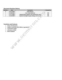 NHD-0440AZ-NLY-FBW Datasheet Page 2