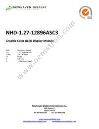 NHD-1.27-12896ASC3 Datasheet Cover