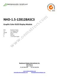 NHD-1.5-128128ASC3 Cover